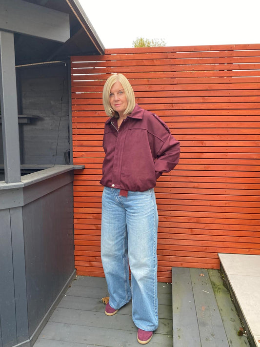 Suede Feel Bomber Jacket (2 Colours)