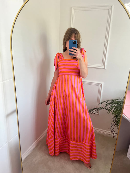 Stripe Maxi Dress