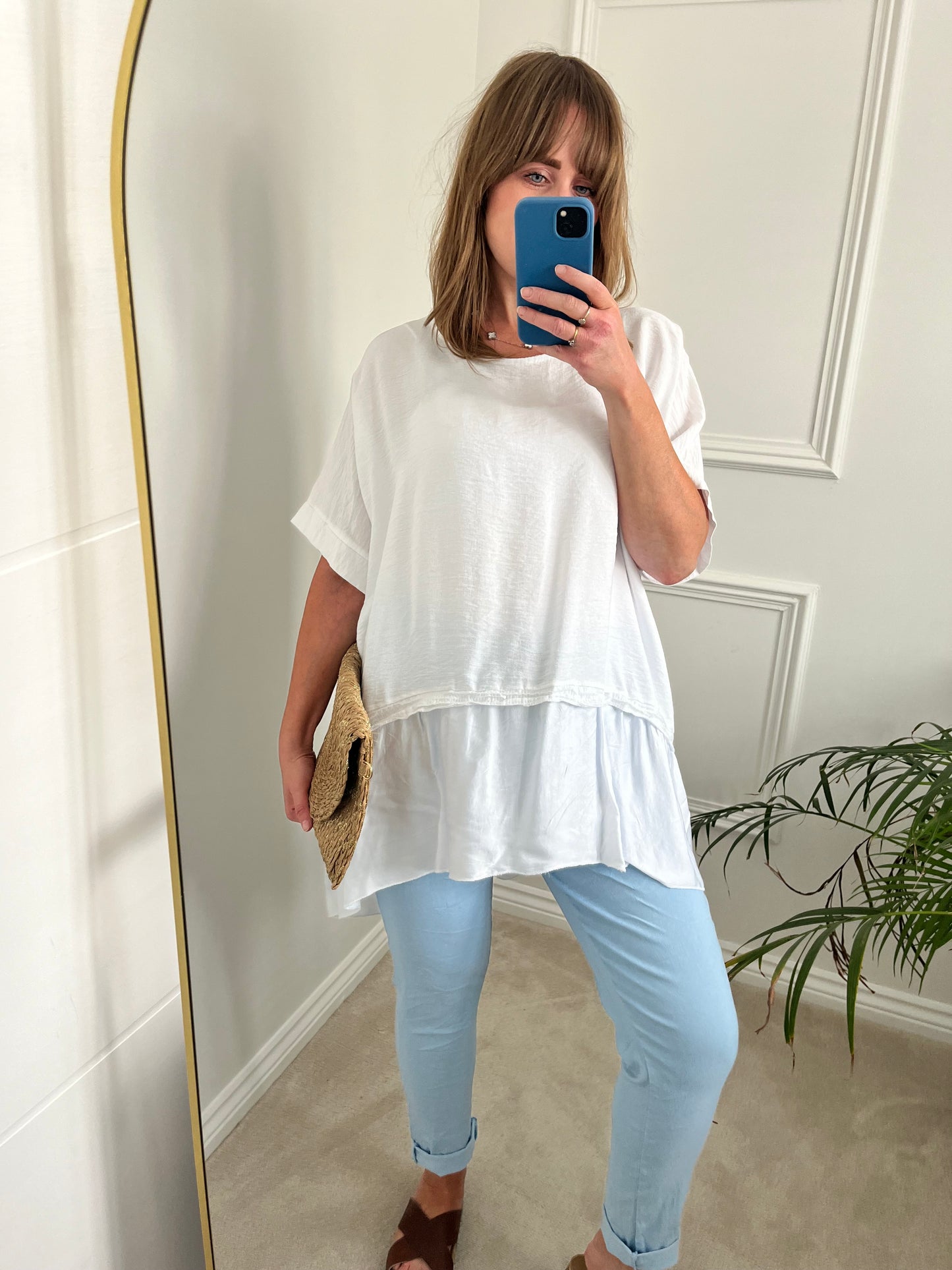 Frill Oversized Top (3 colours)