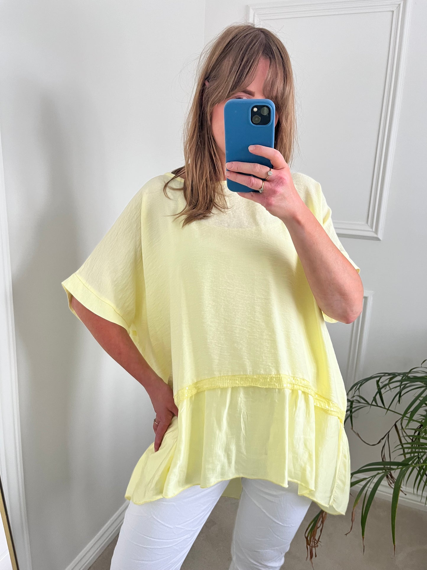 Frill Oversized Top (3 colours)