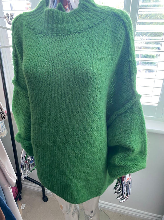 High Neck Oversized Jumper