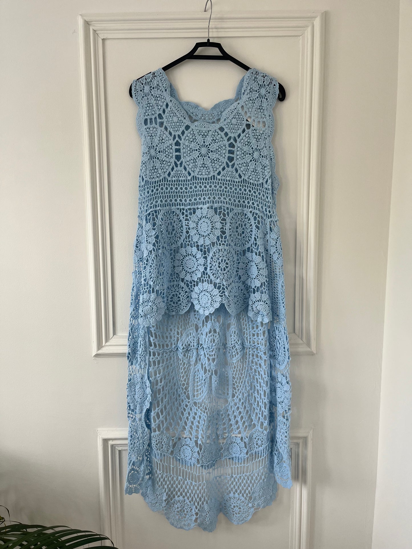 Crochet Hi Lo Top (4 colours)