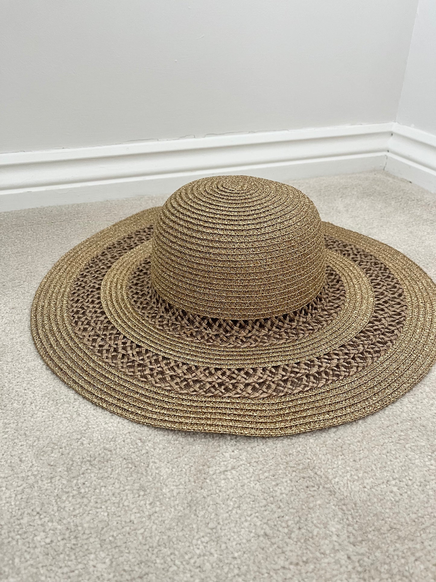 Tan Crochet Sun Hat