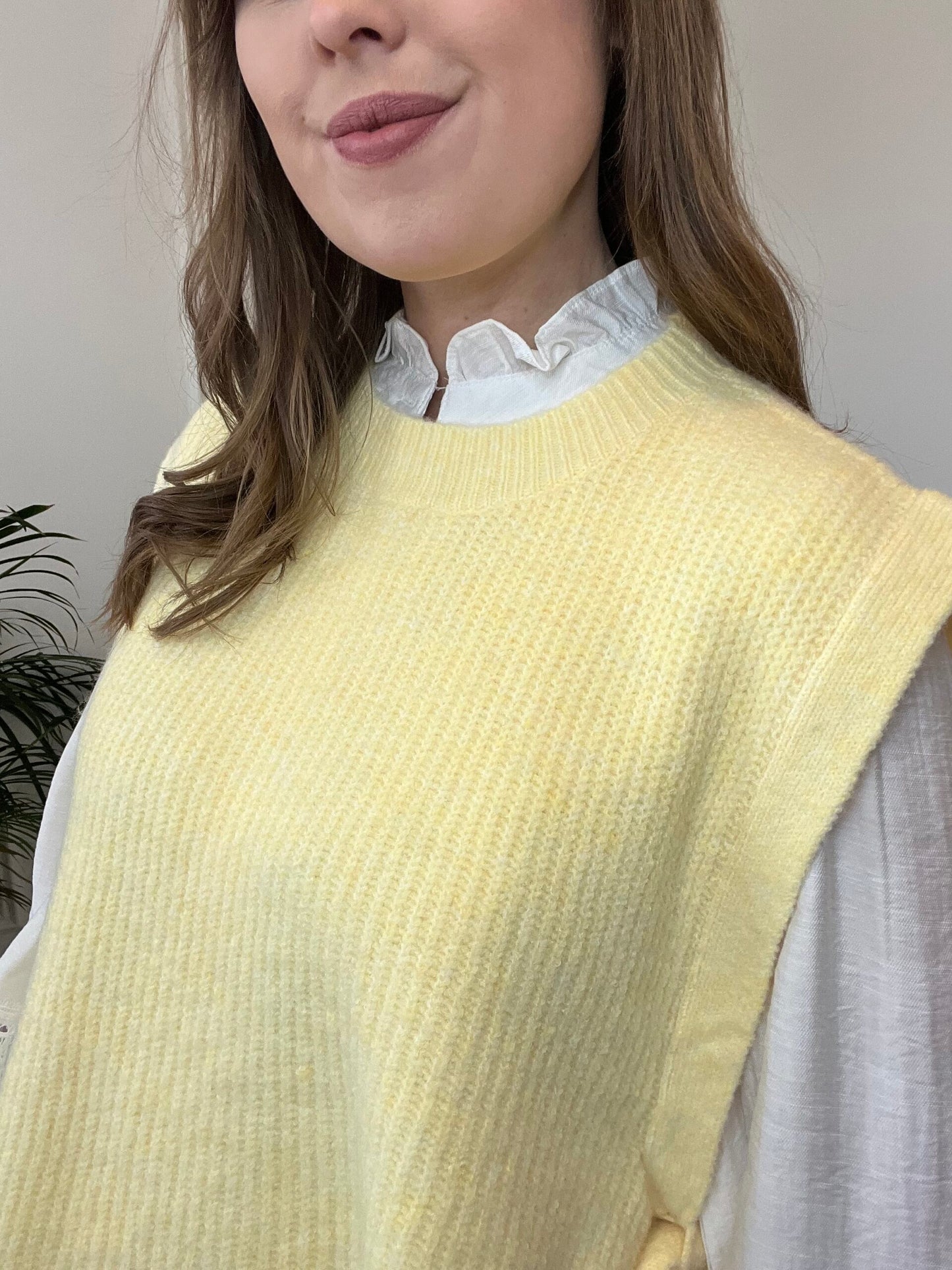 Lemon Tank Top with Side Detail image 3