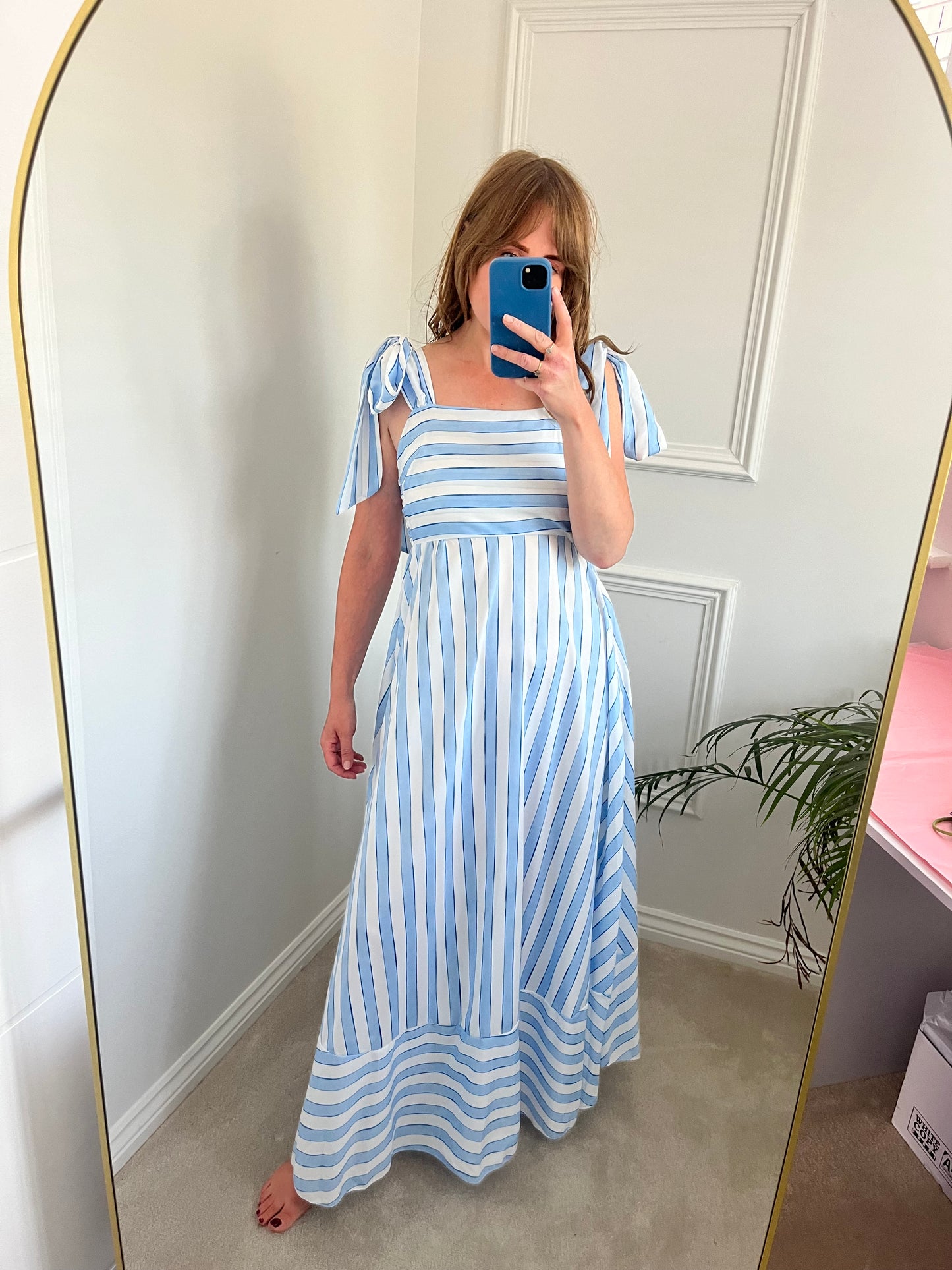 Stripe Maxi Dress