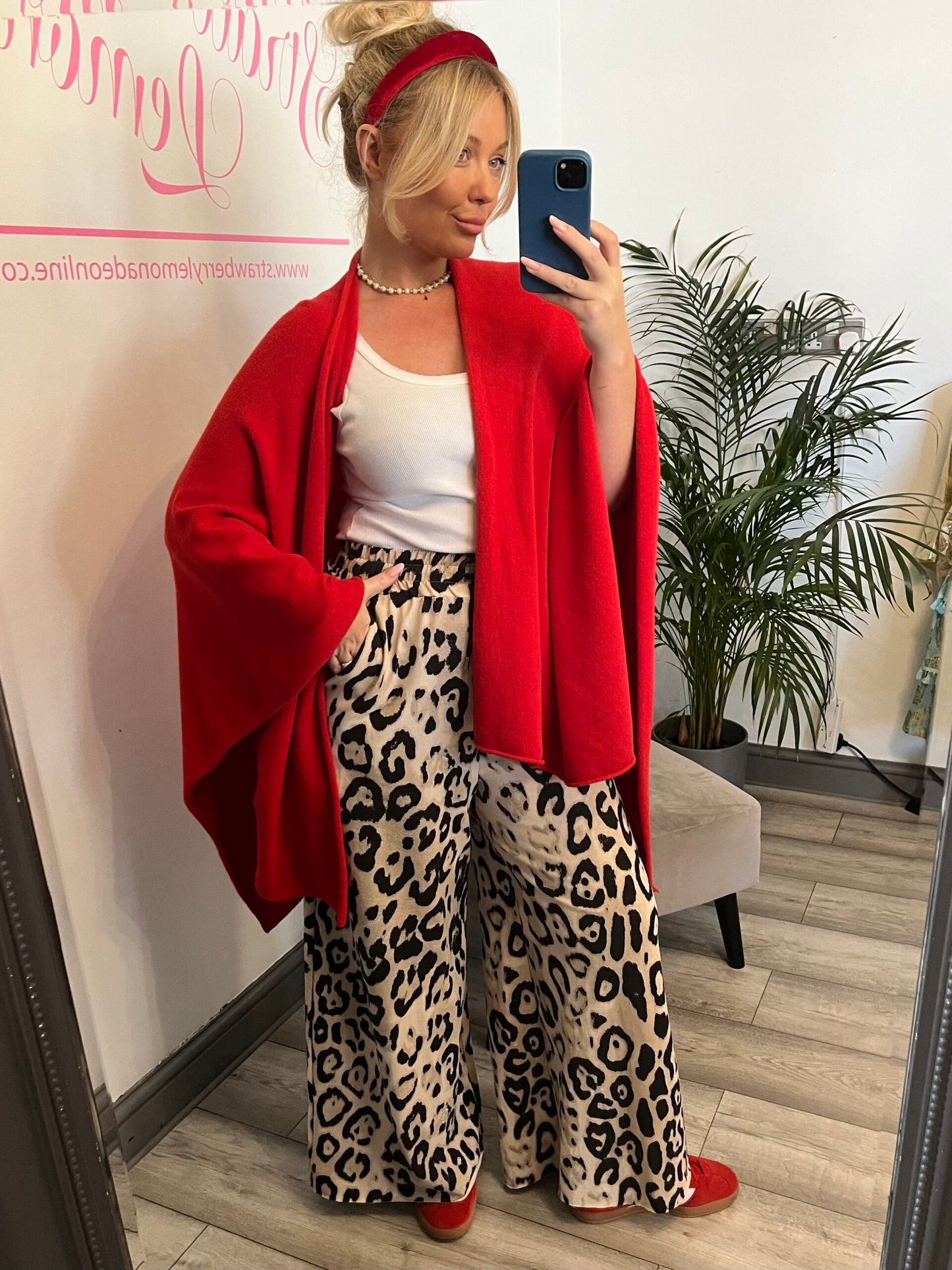 Red Cape Cardigan image 0