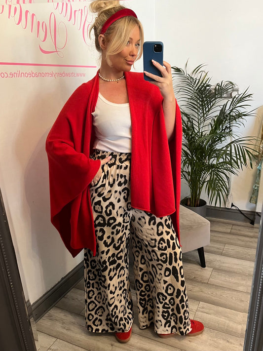 Red Cape Cardigan image 0