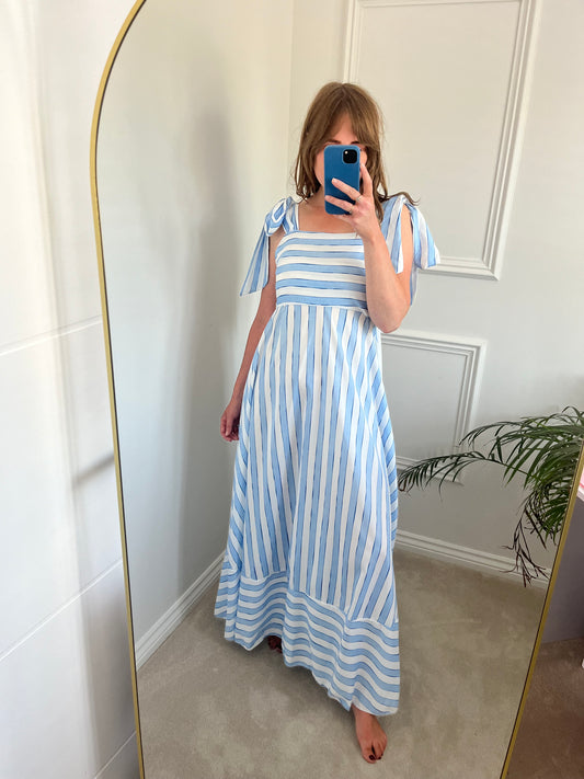 Stripe Maxi Dress