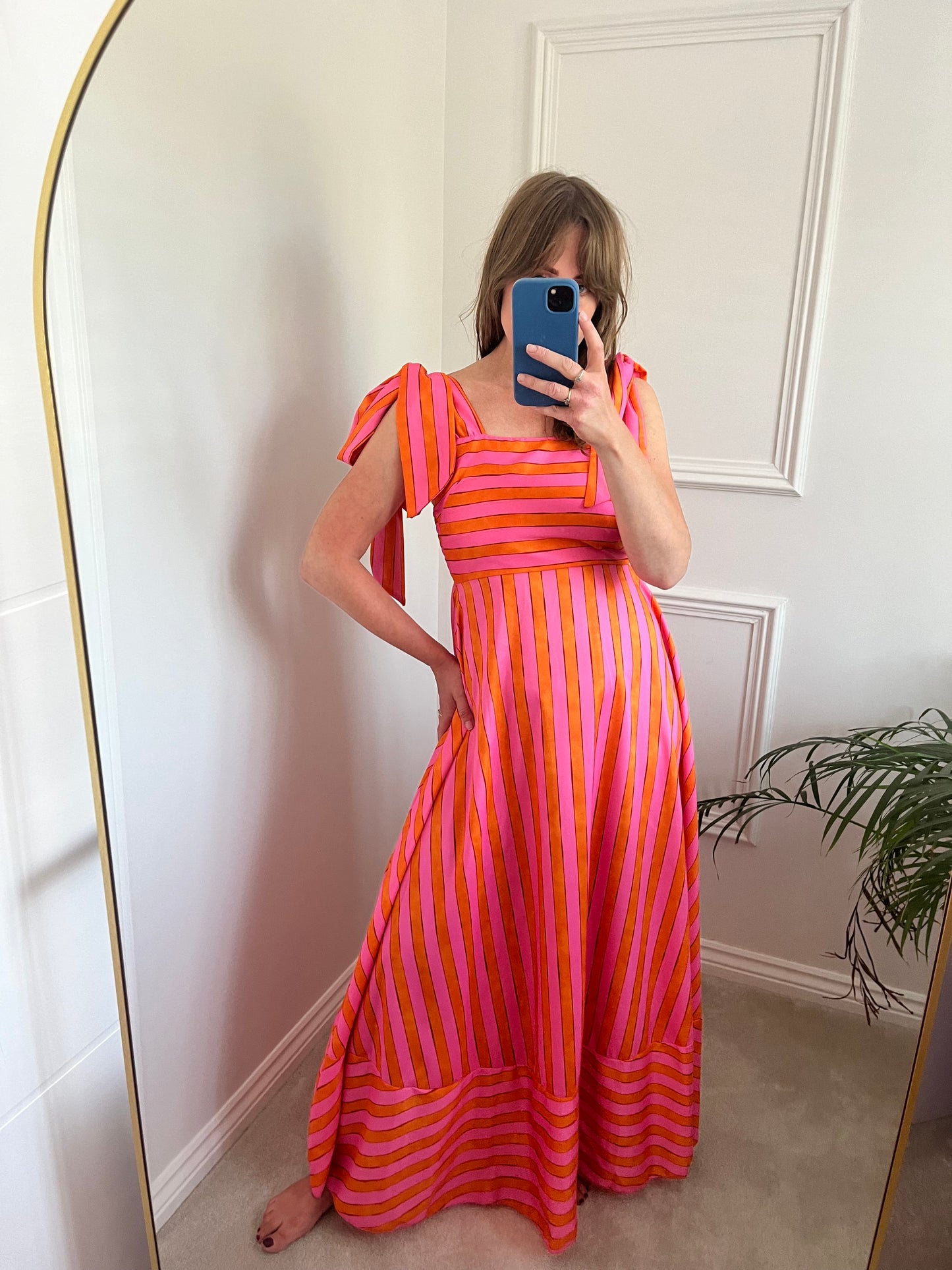 Stripe Maxi Dress