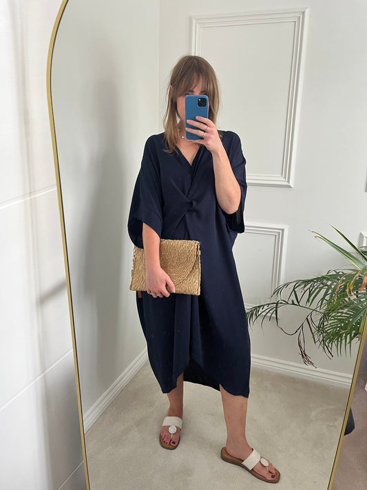 Twist Front Midi Dress (4 colours)
