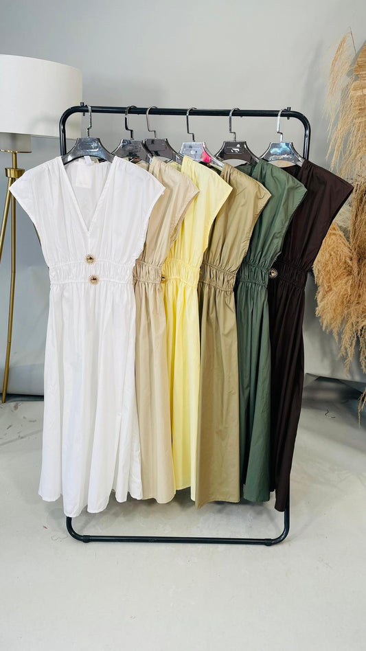 Elasticated Sun Dress (2 Colours)