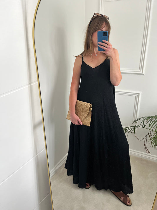 Strappy Cheesecloth Sun Dress (2 colours)