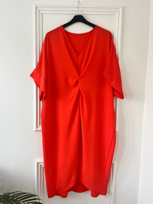 Twist Front Midi Dress (4 colours)