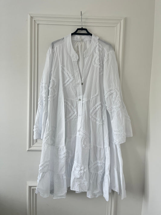 Smock Style Dress with Heart Print (3 colours)