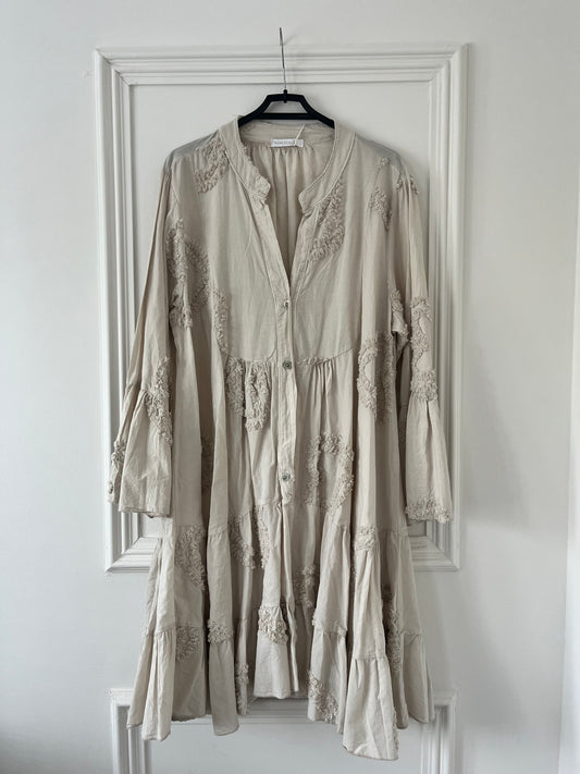 Smock Style Dress with Heart Print (3 colours)