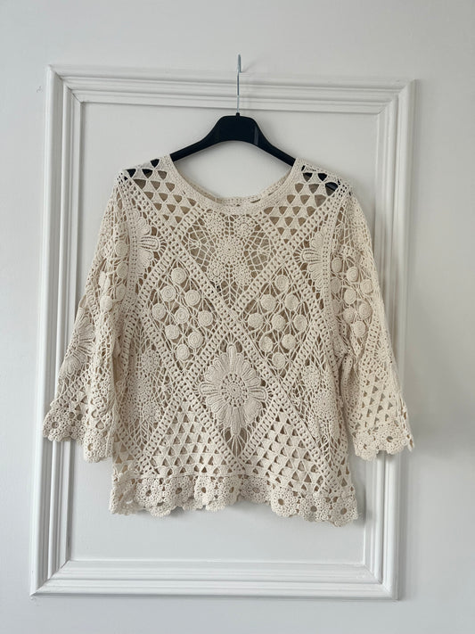 Stone Crochet Top