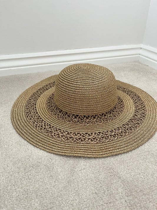 Tan Crochet Sun Hat