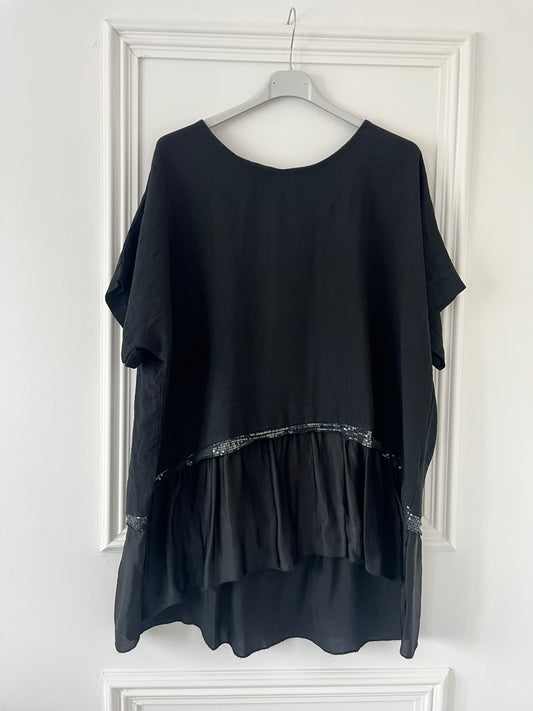 Frill Oversized Top (3 colours)