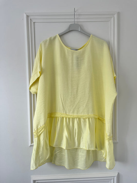 Frill Oversized Top (3 colours)
