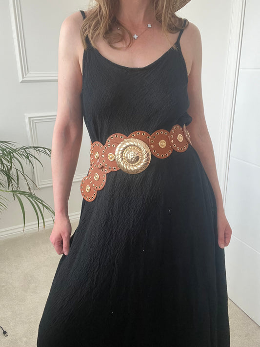 Tan Circle Belt