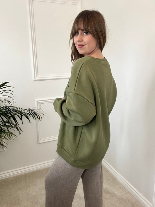 Khaki NYC Sweatshirt image 1