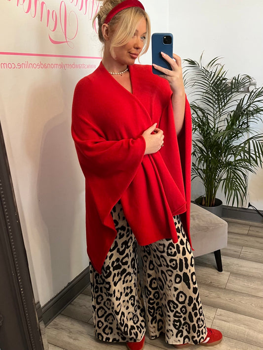 Red Cape Cardigan image 1