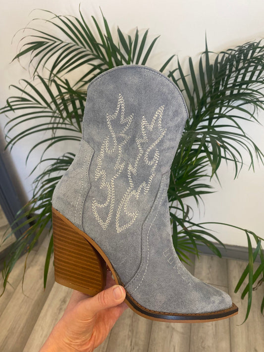Denim Blue Cowboy Boots image 0