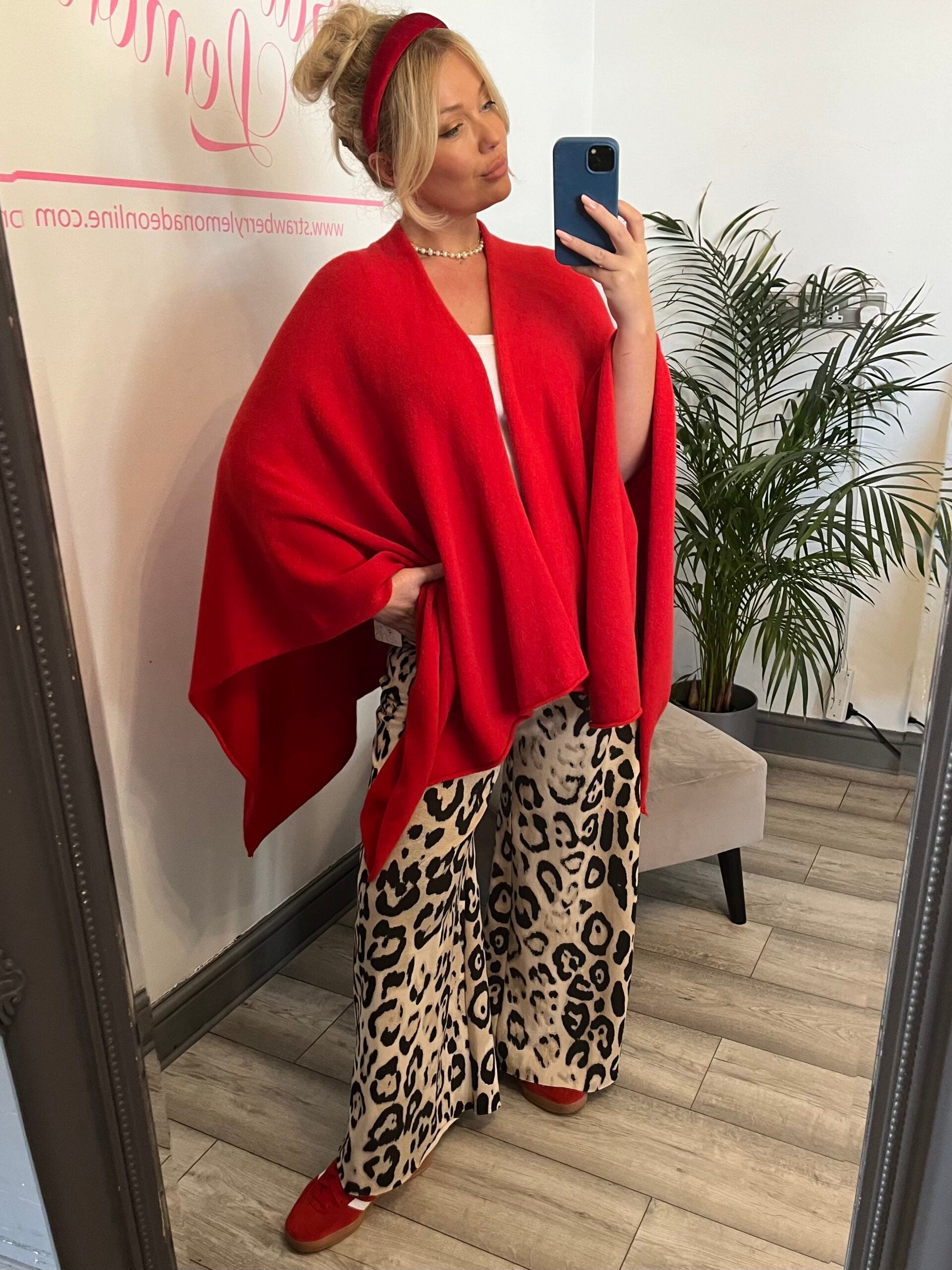 Red Cape Cardigan image 2